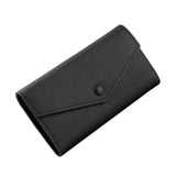 Maxbell Womens Wallet Stylish PU Leather Minimalist Purse for Travel Shopping Dating Black