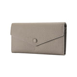 Maxbell Womens Wallet Stylish PU Leather Minimalist Purse for Travel Shopping Dating Gray