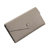 Maxbell Womens Wallet Stylish PU Leather Minimalist Purse for Travel Shopping Dating Gray