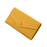 Maxbell Womens Wallet Stylish PU Leather Minimalist Purse for Travel Shopping Dating Yellow