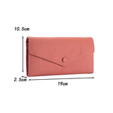 Maxbell Womens Wallet Stylish PU Leather Minimalist Purse for Travel Shopping Dating Pink