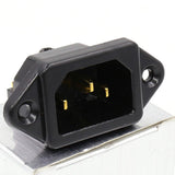 Maxbell 250V 15A Panel Mount Plug Adapter Accessory 5.1x2.4x2.8cm Power Connector