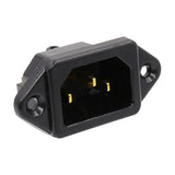 Maxbell 250V 15A Panel Mount Plug Adapter Accessory 5.1x2.4x2.8cm Power Connector