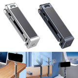Maxbell Airplane Phone Holder Adjustable Universal Phone Mount for Office Table Desk Silver