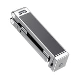 Maxbell Airplane Phone Holder Adjustable Universal Phone Mount for Office Table Desk Silver