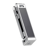 Maxbell Airplane Phone Holder Adjustable Universal Phone Mount for Office Table Desk Silver