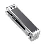 Maxbell Airplane Phone Holder Adjustable Universal Phone Mount for Office Table Desk Silver