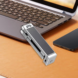 Maxbell Airplane Phone Holder Adjustable Universal Phone Mount for Office Table Desk Silver