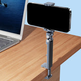 Maxbell Airplane Phone Holder Adjustable Universal Phone Mount for Office Table Desk Gray