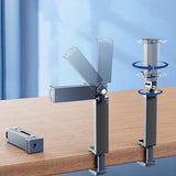 Maxbell Airplane Phone Holder Adjustable Universal Phone Mount for Office Table Desk Gray