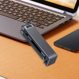 Maxbell Airplane Phone Holder Adjustable Universal Phone Mount for Office Table Desk Gray