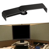 Maxbell Double Monitor Stand for Desk Multipurpose Sturdy Monitor Riser with Storage Black