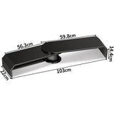Maxbell Double Monitor Stand for Desk Multipurpose Sturdy Monitor Riser with Storage Black