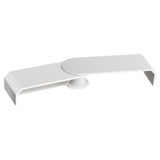Maxbell Double Monitor Stand for Desk Multipurpose Sturdy Monitor Riser with Storage White