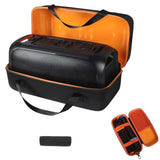 Maxbell Portable Speaker Case Lightweight Travel Case Organizer Speaker Carrying Bag Inner Orange