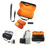 Maxbell Portable Speaker Case Lightweight Travel Case Organizer Speaker Carrying Bag Inner Orange