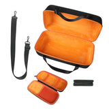 Maxbell Portable Speaker Case Lightweight Travel Case Organizer Speaker Carrying Bag Inner Orange