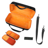 Maxbell Portable Speaker Case Lightweight Travel Case Organizer Speaker Carrying Bag Inner Orange