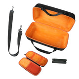 Maxbell Portable Speaker Case Lightweight Travel Case Organizer Speaker Carrying Bag Inner Orange