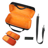 Maxbell Portable Speaker Case Lightweight Travel Case Organizer Speaker Carrying Bag Inner Orange