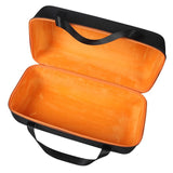 Maxbell Portable Speaker Case Lightweight Travel Case Organizer Speaker Carrying Bag Inner Orange