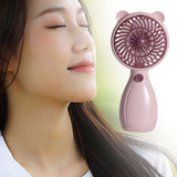 Maxbell Portable Handheld Fan Desk Cartoon Small Hand Fan for Camping Outdoor Indoor