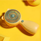 Maxbell Portable Handheld Fan Desk Cartoon Small Hand Fan for Camping Outdoor Indoor