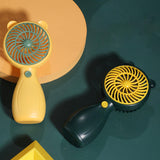 Maxbell Portable Handheld Fan Desk Cartoon Small Hand Fan for Camping Outdoor Indoor