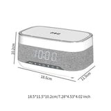 Maxbell Multifunctional BT Speaker Practical Cordless Charger for Home Office Indoor White