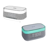 Maxbell Multifunctional BT Speaker Practical Cordless Charger for Home Office Indoor White