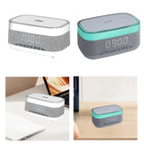 Maxbell Multifunctional BT Speaker Practical Cordless Charger for Home Office Indoor White