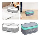 Maxbell Multifunctional BT Speaker Practical Cordless Charger for Home Office Indoor White