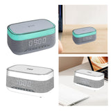 Maxbell Multifunctional BT Speaker Practical Cordless Charger for Home Office Indoor White
