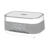 Maxbell Multifunctional BT Speaker Practical Cordless Charger for Home Office Indoor White