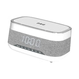 Maxbell Multifunctional BT Speaker Practical Cordless Charger for Home Office Indoor White