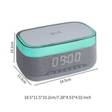 Maxbell Multifunctional BT Speaker Practical Cordless Charger for Home Office Indoor Gray
