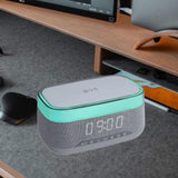 Maxbell Multifunctional BT Speaker Practical Cordless Charger for Home Office Indoor Gray