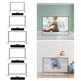 Maxbell Projector Screen with Iron Stand Trendy for Presentations Living Room Travel 84inch Regular 2m