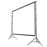Maxbell Projector Screen with Iron Stand Trendy for Presentations Living Room Travel 84inch Regular 2m