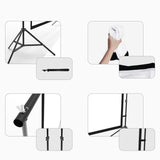 Maxbell Projector Screen with Iron Stand Trendy for Presentations Living Room Travel 100inch Thicken 2m