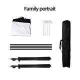 Maxbell Projector Screen with Iron Stand Trendy for Presentations Living Room Travel 120inch Thicken 2.6m