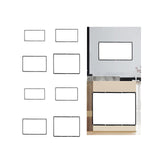 Maxbell Movie Projector Screen White Projector Curtain for Home Theater Office Party 1.34x0.75m