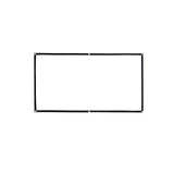 Maxbell Movie Projector Screen White Projector Curtain for Home Theater Office Party 1.34x0.75m