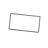 Maxbell Movie Projector Screen White Projector Curtain for Home Theater Office Party 1.34x0.75m