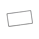 Maxbell Movie Projector Screen White Projector Curtain for Home Theater Office Party 1.34x0.75m