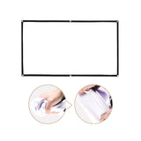 Maxbell Movie Projector Screen White Projector Curtain for Home Theater Office Party 1.59x0.9m