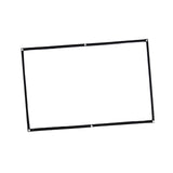 Maxbell Movie Projector Screen White Projector Curtain for Home Theater Office Party 1.86x1.05m