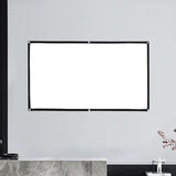 Maxbell Movie Projector Screen Thickened Projection Screen for Camping Outdoor Party 1.59x0.9m