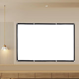 Maxbell Movie Projector Screen Thickened Projection Screen for Camping Outdoor Party 1.86x1.05m