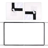 Maxbell Movie Projector Screen Thickened Projection Screen for Camping Outdoor Party 2.21x1.25m